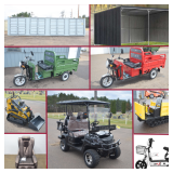 MINI SKID STEERS, SHIPPING CONTAINER, ELECTRIC RIDES & MORE - Mondovi, WI