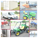 JD GATOR, TRUCKS, TRACTOR, SHIPPING CONTAINERS, MOWERS & MORE! - Mondovi, WI