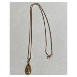 NECKLACE MARKED ITALY 14K