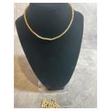 BABY PEARL NECKLACE AND LOOSE PEARLS
