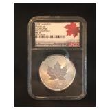 2018 30TH ANNIVERSARY CANADIAN SILVER MAPLE LEAVE
