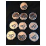 10 LOCH NESS MONSTER MYTHICAL CREATURES COINS