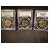 2007-D UNCIRCULATED JOHN ADAMS $1 COINS
