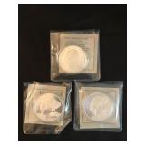 3 AMERICAN SYMBOLS COINS