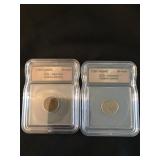 2 GENUINE BRONZE ROMAN COINS