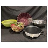 STAINLESS BOWL BASKET SLOW COOKER FRUIT BOWL