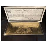 $2 GOLD LEAF CERTIFICATE