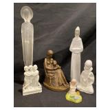 SPIRITUAL FIGURES MOTHER SON READING FIGURE