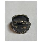 STERLING SPOON RING