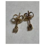 DIAMOND EARRINGS MARKED D14K