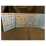 LINCOLN CENT BOOK WITH COINS