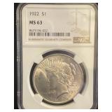 1922 MORGAN DOLLAR