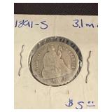 1891 DIME