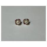 EAR RINGS MARKED 14k