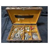 JEWELRY BOX WITH CONTENTS