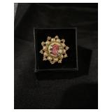 HAND PAINTED BROOCH