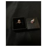 CHARM AND 10K GF RING