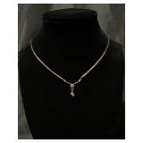 14K 1.0 CTW DIAMOND NECKLACE