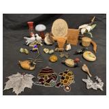 SAND DOLLAR COASTERS MINI FIGURINES STAIN GLASS