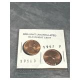 BRILLIANT UNCIRCULATED OLD WHEAT CENT