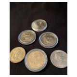 PRESIDENTIAL AND SUSAN B ANTHONY COINS