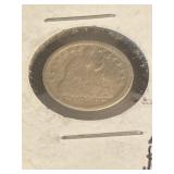 1853 HALF DIME