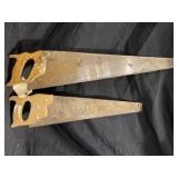 2 HAND SAWS