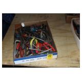 lots of pliers, allen wrenches