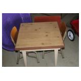 2 chair and kids table