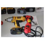 Dewalt 18 v impact & 3/8 corded angle drill