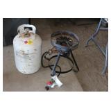 LP Tank and cooker