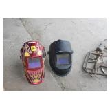 2 welding helmets