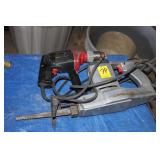corded saw , drill