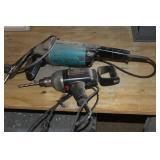 Large makita grinder & cordless drill