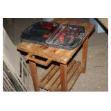 Butcher table and tools