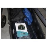 Tent with storage box