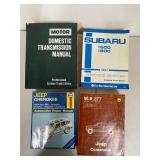 Lot of 4 Automotive Service and Repair Manuals