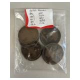 Collection of Vintage British Pennies Various Year