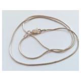 Sterling Silver Italian Snake Chain Necklace