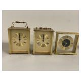 Set of 2 Seth Thomas and 1 Remington Clocks