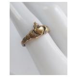 Vintage Sterling Silver Claddagh Ring