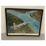 Framed WWII USAAF Bombers Art Print
