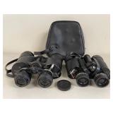 Vintage Binoculars Lot: Empire & Wards with Case