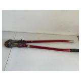 Heavy Duty Red Bolt Cutters 36 Inches Long