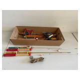 Vintage Ice Fishing Rods and Tip-Ups Lot