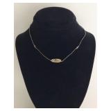Elegant Abalone Necklace with Sterling Silver Bead