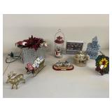 Lot of Christmas Decorations and Figurines