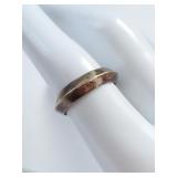 Sterling Silver Ring with 925 Stamp Vintage Patina