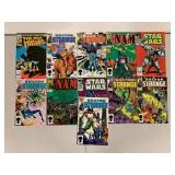 Vintage Comic Book Lot: Doctor Strange, Star Wars