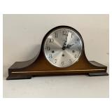 Vintage West German Mantel Clock with Wood Case